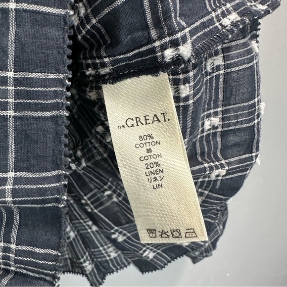 The Great. The Contessa Ling Sleeve Peplum Top - Picture 9 of 9